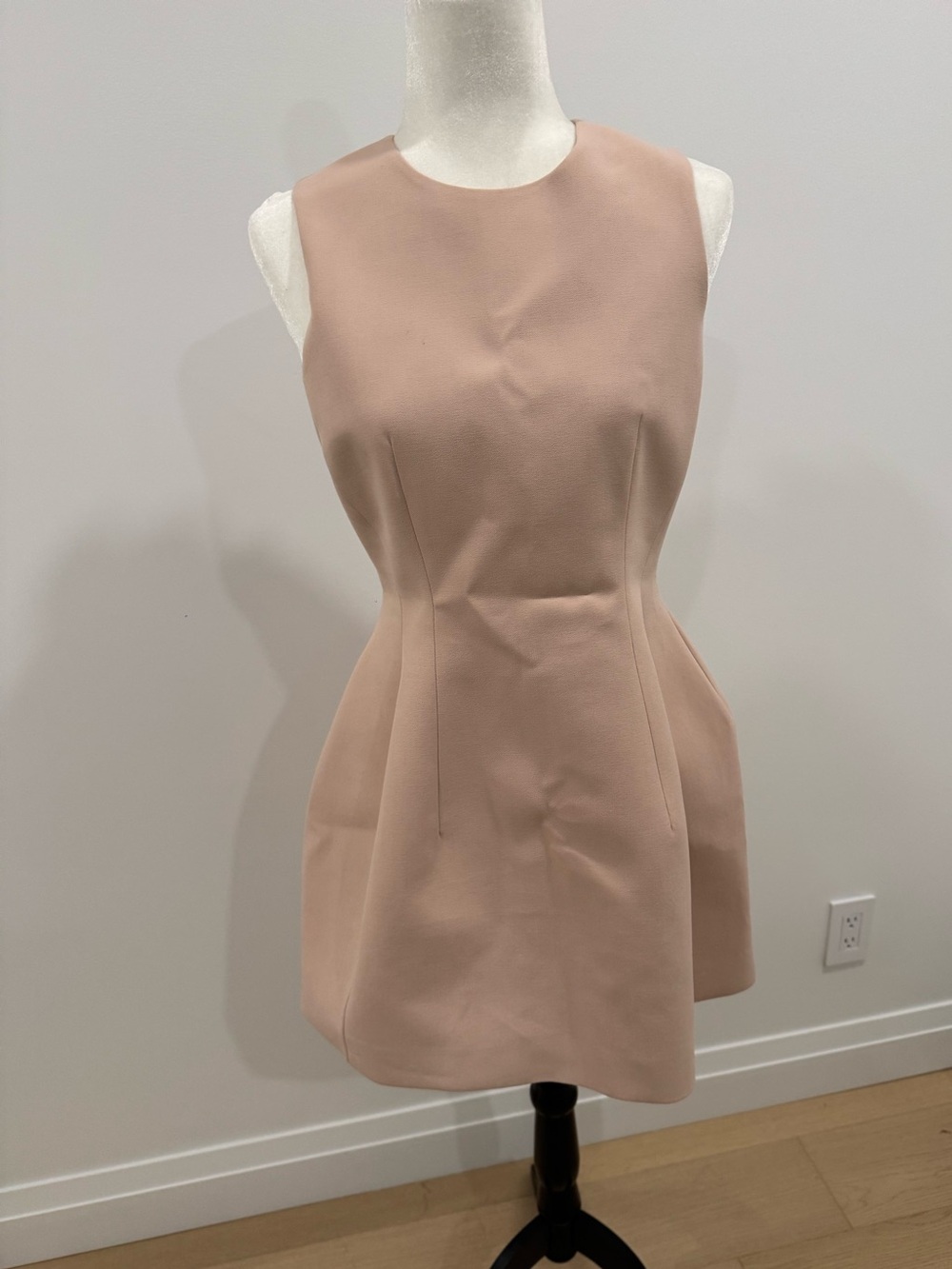 Zara Sleeveless Blush Pink Mini Dress